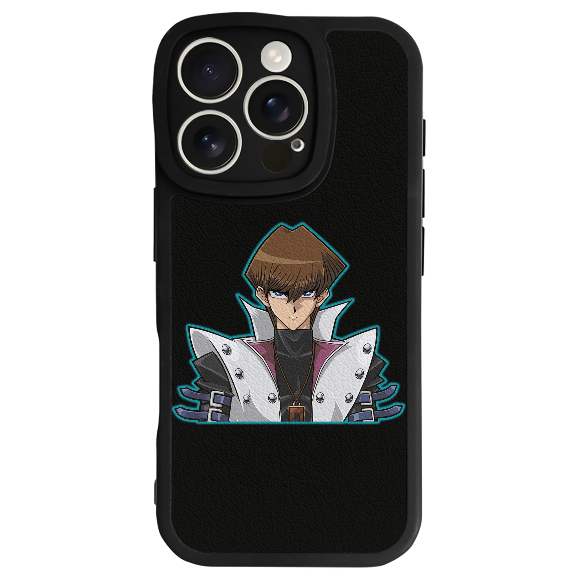 遊☆戯☆王 Yu-Gi-Oh! 【iPhone 16シリーズ対応】シリコンスマホケース（レザー調） 材質：シリコン